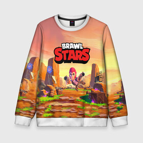 Детский свитшот 3D с принтом Brawl Stars. Colt в городе Новоалтайск, 100% полиэстер | свободная посадка, прямой крой, мягкая тканевая резинка на рукавах и понизу свитшота | bo | brawl | brock | bull | colt | dynamike | elprimo | jessie | leon | moba | nita | shelly | stars | бо | брок | булл | джесси | динамайк | кольт | леон | нита | шелли | эльпримо