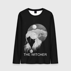 Мужской лонгслив 3D с принтом The Witcher в городе Новоалтайск, 100% полиэстер | длинные рукава, круглый вырез горловины, полуприлегающий силуэт | andrzej | cavill | ciri | geralt | henry | netflix | rivia | sapkowski | witcher | анджей | ведьмак | генри | геральт | йеннифэ | кавилл | лютик | ривия | сапковский | цири | цирилла
