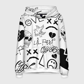 Мужская толстовка 3D с принтом Lil Peep в городе Новоалтайск, 100% полиэстер | двухслойный капюшон со шнурком для регулировки, мягкие манжеты на рукавах и по низу толстовки, спереди карман-кенгуру с мягким внутренним слоем. | awful things | gustav | lil peep | густав ор | клауд | клауд рэп | лил | лили | певец | пееп | пеп | пип | пост эмо | реп | репер | рэп | рэпер | трэп | хип | хип хоп | хоп | эмо трэп