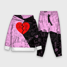 Детский костюм 3D (с толстовкой) с принтом LIL PEEP. в городе Новоалтайск,  |  | lil peep | lil prince | pink | зарубежная музыка | лил пип | маленький принц