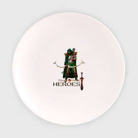Тарелка 3D с принтом Heroes of Might and Magic в городе Новоалтайск, фарфор | диаметр - 210 мм
диаметр для нанесения принта - 120 мм | game | heroes of might and magic | logo | герои | герои меча и магии | игра | логотип | надпись