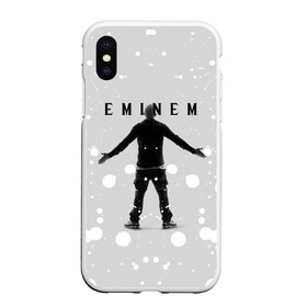 Чехол для iPhone XS Max матовый с принтом EMINEM в городе Новоалтайск, Силикон | Область печати: задняя сторона чехла, без боковых панелей | eminem | rap | зарубежный реп | реп | эминем