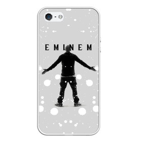Чехол для iPhone 5/5S матовый с принтом EMINEM в городе Новоалтайск, Силикон | Область печати: задняя сторона чехла, без боковых панелей | eminem | rap | зарубежный реп | реп | эминем