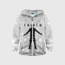 Детская ветровка 3D с принтом EMINEM | ЭМИНЕМ (Z) в городе Новоалтайск, 100% полиэстер | подол и капюшон оформлены резинкой с фиксаторами, по бокам два кармана без застежек, один потайной карман на груди | eminem | rap | зарубежный реп | реп | эминем