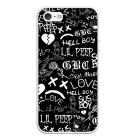 Чехол для iPhone 5/5S матовый с принтом LIL PEEP LOGOBOMBING в городе Новоалтайск, Силикон | Область печати: задняя сторона чехла, без боковых панелей | lil peep | lil prince | pink | зарубежная музыка | лил пип | маленький принц