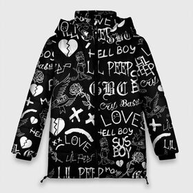 Женская зимняя куртка 3D с принтом LIL PEEP LOGOBOMBING в городе Новоалтайск, верх — 100% полиэстер; подкладка — 100% полиэстер; утеплитель — 100% полиэстер | длина ниже бедра, силуэт Оверсайз. Есть воротник-стойка, отстегивающийся капюшон и ветрозащитная планка. 

Боковые карманы с листочкой на кнопках и внутренний карман на молнии | lil peep | lil prince | pink | зарубежная музыка | лил пип | маленький принц