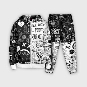 Детский костюм 3D с принтом LIL PEEP LOGOBOMBING | ЛИЛ ПИП в городе Новоалтайск,  |  | lil peep | lil prince | pink | зарубежная музыка | лил пип | маленький принц