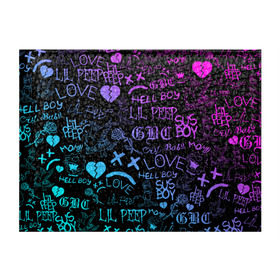 Обложка для студенческого билета с принтом LIL PEEP NEON | ЛИЛ ПИП НЕОН в городе Новоалтайск, натуральная кожа | Размер: 11*8 см; Печать на всей внешней стороне | Тематика изображения на принте: lil peep | lil prince | pink | зарубежная музыка | лил пип | маленький принц