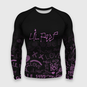 Мужской рашгард 3D с принтом LIL PEEP в городе Новоалтайск,  |  | lil peep | lil prince | pink | зарубежная музыка | лил пип | маленький принц