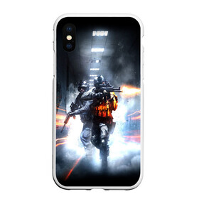 Чехол для iPhone XS Max матовый с принтом Battlefield в городе Новоалтайск, Силикон | Область печати: задняя сторона чехла, без боковых панелей | battlefield | ea digital illusions ce | special forces | батлфилд | поле боя | шутер