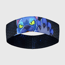 Повязка на голову 3D с принтом Brawl Stars Blue Hex в городе Новоалтайск,  |  | brawl | brawl st | brawl stars | colt | dynamike | game | hex | leon | logo | mobo | poco | shelly | stars | бравл | динамайк | игра | игры | кольт | леон | лого | мобильные игры | надпись | поко | старс | шелли