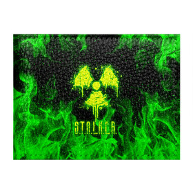 Обложка для студенческого билета с принтом S.T.A.L.K.E.R. 2 в городе Новоалтайск, натуральная кожа | Размер: 11*8 см; Печать на всей внешней стороне | chernobyl | pripyat | s.t.a.l.k.e.r. 2 | shadow of chernobyl | stalker | stalker 2 | воля | меченый | припять | свобода | свобода воля | сталкер | сталкер 2 | тени чернобыля | чернобыль