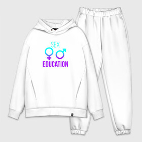 Мужской костюм хлопок OVERSIZE с принтом SEX EDUCATION. в городе Новоалтайск,  |  | 2 сезон | netflix | series | отис | отис милберн | половое воспитание | половое воспитание 2 | сериал