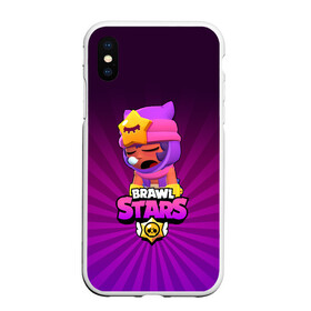Чехол для iPhone XS Max матовый с принтом brawl stars sandy в городе Новоалтайск, Силикон | Область печати: задняя сторона чехла, без боковых панелей | Тематика изображения на принте: brawl stars | brawl stars sandy | legendary brawler | leon | leon shark | sandy | shark | stars | акула | бравл стар сэнди | леон акула | сенди | сэнди