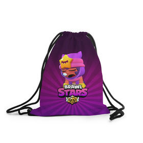Рюкзак-мешок 3D с принтом brawl stars sandy в городе Новоалтайск, 100% полиэстер | плотность ткани — 200 г/м2, размер — 35 х 45 см; лямки — толстые шнурки, застежка на шнуровке, без карманов и подкладки | brawl stars | brawl stars sandy | legendary brawler | leon | leon shark | sandy | shark | stars | акула | бравл стар сэнди | леон акула | сенди | сэнди