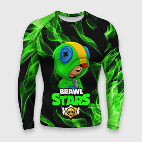 Мужской рашгард 3D с принтом BRAWL STARS LEON   ЛЕОН в городе Новоалтайск,  |  | bibi | brawl stars | crow | el brown | leon | leon shark | max | sally leon | shark | stars | werewolf | акула | биби | ворон | леон | оборотень