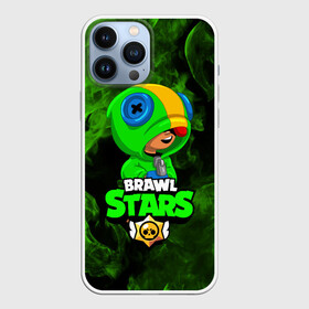 Чехол для iPhone 13 Pro Max с принтом BRAWL STARS LEON в городе Новоалтайск,  |  | Тематика изображения на принте: bibi | brawl stars | crow | el brown | leon | leon shark | max | sally leon | shark | stars | werewolf | акула | биби | ворон | леон | оборотень