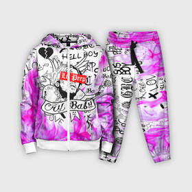 Детский костюм 3D с принтом LIL PEEP | ЛИЛ ПИП в городе Новоалтайск,  |  | lil peep | lil prince | pink | зарубежная музыка | лил пип | маленький принц