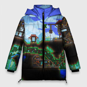 Женская зимняя куртка 3D с принтом TERRARIA EXCLUSIVE в городе Новоалтайск, верх — 100% полиэстер; подкладка — 100% полиэстер; утеплитель — 100% полиэстер | длина ниже бедра, силуэт Оверсайз. Есть воротник-стойка, отстегивающийся капюшон и ветрозащитная планка. 

Боковые карманы с листочкой на кнопках и внутренний карман на молнии | game | pixel | terraria | игра | пиксель | террариа