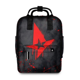 Женский рюкзак 3D с принтом ASTRALIS в городе Новоалтайск, 100% полиэстер | лямки с регулируемой длиной, сверху ручки, чтобы рюкзак нести как сумку. Основное отделение закрывается на молнию, как и внешний карман. Внутри два дополнительных кармана, один из которых закрывается на молнию. По бокам два дополнительных кармашка, куда поместится маленькая бутылочка
 | Тематика изображения на принте: astralis | awp | counter strike | cs go | cs go global offensive | cs:go | faze clan | hyper beast | team liquid | астралис | кс го | тим ликвид | фейз клан | хайпер бист