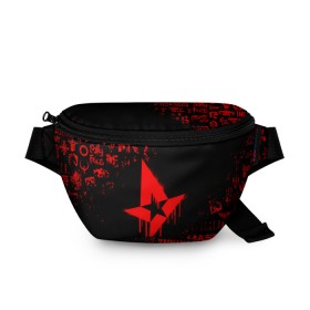 Поясная сумка 3D с принтом ASTRALIS в городе Новоалтайск, 100% полиэстер | плотная ткань, ремень с регулируемой длиной, внутри несколько карманов для мелочей, основное отделение и карман с обратной стороны сумки застегиваются на молнию | astralis | awp | counter strike | cs go | cs go global offensive | cs:go | faze clan | hyper beast | team liquid | астралис | кс го | тим ликвид | фейз клан | хайпер бист