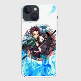 Чехол для iPhone 13 mini с принтом КЛИНОК РАССЕКАЮЩИЙ ДЕМОНОВ | DEMON SLAYER KIMETSU NO YAIBA в городе Новоалтайск,  |  | demon slayer | demon slayer: kimetsu no yaiba | kimetsu | kimetsu no yaiba | nezuko | slayer | tanjiro | клинок рассекающий демонов | незуко | танджиро | шинобу кочо