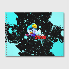 Альбом для рисования с принтом BRAWL STARS MR P в городе Новоалтайск, 100% бумага
 | матовая бумага, плотность 200 мг. | brawlstars | crow | dyna | dynamike | leon | leonskin | mike | mr p | sally | shark | битваогней | бравлстарc | бравлстарз | динамайк | игра | игры | леон | мистер пи | мультик | старз