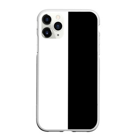 Чехол для iPhone 11 Pro Max матовый с принтом ПРОСТО ЧЁРНО-БЕЛЫЙ в городе Новоалтайск, Силикон |  | black | black  white | color | white | белый | геометрия | чб | чёрно белый | чёрный