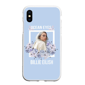 Чехол для iPhone XS Max матовый с принтом Billie Eilish в городе Новоалтайск, Силикон | Область печати: задняя сторона чехла, без боковых панелей | billie | eilish | айлиш | айлишь | беляш | билли