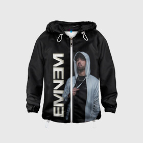 Детская ветровка 3D с принтом EMINEM в городе Новоалтайск, 100% полиэстер | подол и капюшон оформлены резинкой с фиксаторами, по бокам два кармана без застежек, один потайной карман на груди | eminem | rap | маршалл | музыка | музыкант | песни | реп | рэп | рэпер | хип хоп | эминем