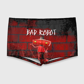 Мужские купальные плавки 3D с принтом Bad Robot в городе Новоалтайск, Полиэстер 85%, Спандекс 15% |  | Тематика изображения на принте: bad robot | кино | кинокомпания | остаться в живых | стартрек: возмездие
