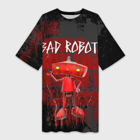 Платье-футболка 3D с принтом Bad Robot в городе Новоалтайск,  |  | Тематика изображения на принте: bad robot | кино | кинокомпания | остаться в живых | стартрек: возмездие