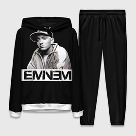 Женский костюм 3D (с толстовкой) с принтом Eminem в городе Новоалтайск,  |  | eminem | evil | ken kaniff | marshall bruce mathers iii | mm | rap | slim shady | маршалл брюс мэтерс iii | рэп | рэп рок | хип хоп | хорроркор | эминем