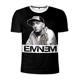 Мужская футболка 3D спортивная с принтом Eminem в городе Новоалтайск, 100% полиэстер с улучшенными характеристиками | приталенный силуэт, круглая горловина, широкие плечи, сужается к линии бедра | eminem | evil | ken kaniff | marshall bruce mathers iii | mm | rap | slim shady | маршалл брюс мэтерс iii | рэп | рэп рок | хип хоп | хорроркор | эминем