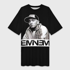 Платье-футболка 3D с принтом Eminem в городе Новоалтайск,  |  | eminem | evil | ken kaniff | marshall bruce mathers iii | mm | rap | slim shady | маршалл брюс мэтерс iii | рэп | рэп рок | хип хоп | хорроркор | эминем