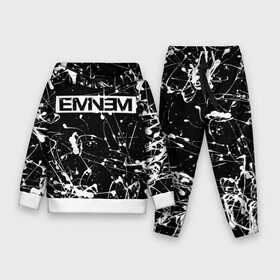 Детский костюм 3D (с толстовкой) с принтом Eminem в городе Новоалтайск,  |  | eminem | evil | ken kaniff | marshall bruce mathers iii | mm | rap | slim shady | маршалл брюс мэтерс iii | рэп | рэп рок | хип хоп | хорроркор | эминем