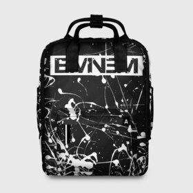 Женский рюкзак 3D с принтом Eminem в городе Новоалтайск, 100% полиэстер | лямки с регулируемой длиной, сверху ручки, чтобы рюкзак нести как сумку. Основное отделение закрывается на молнию, как и внешний карман. Внутри два дополнительных кармана, один из которых закрывается на молнию. По бокам два дополнительных кармашка, куда поместится маленькая бутылочка
 | eminem | evil | ken kaniff | marshall bruce mathers iii | mm | rap | slim shady | маршалл брюс мэтерс iii | рэп | рэп рок | хип хоп | хорроркор | эминем