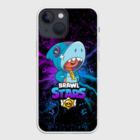 Чехол для iPhone 13 mini с принтом BRAWL STARS LEON SHARK. в городе Новоалтайск,  |  | bib | brawl stars | colt | crow | leon | leon shark | max | moba | sally leon | shark | акула | берли | биби | бравл старс | ворон | жанр | игра | кольт | леон | леон акула | ма | нита | шелли