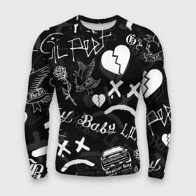 Мужской рашгард 3D с принтом LIL PEEP в городе Новоалтайск,  |  | lil peep | lil prince | pink | зарубежная музыка | лил пип | маленький принц