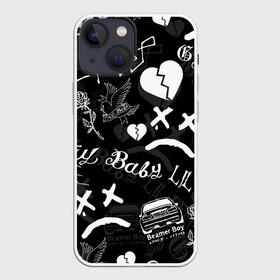Чехол для iPhone 13 mini с принтом LIL PEEP в городе Новоалтайск,  |  | lil peep | lil prince | pink | зарубежная музыка | лил пип | маленький принц