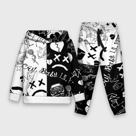 Детский костюм 3D (с толстовкой) с принтом LIL PEEP в городе Новоалтайск,  |  | lil peep | lil prince | pink | зарубежная музыка | лил пип | маленький принц