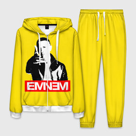 Мужской костюм 3D с принтом Eminem в городе Новоалтайск, 100% полиэстер | Манжеты и пояс оформлены тканевой резинкой, двухслойный капюшон со шнурком для регулировки, карманы спереди | eminem | evil | ken kaniff | marshall bruce mathers iii | mm | rap | slim shady | маршалл брюс мэтерс iii | рэп | рэп рок | хип хоп | хорроркор | эминем