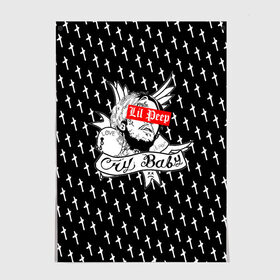 Постер с принтом LiL PEEP в городе Новоалтайск, 100% бумага
 | бумага, плотность 150 мг. Матовая, но за счет высокого коэффициента гладкости имеет небольшой блеск и дает на свету блики, но в отличии от глянцевой бумаги не покрыта лаком | lil peep | lil prince | pink | зарубежная музыка | лил пип | маленький принц