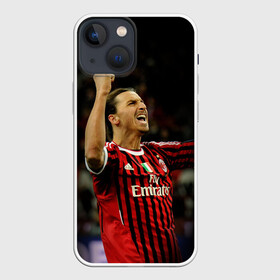 Чехол для iPhone 13 mini с принтом Златан Ибрагимович в городе Новоалтайск,  |  | ac milan | champions | football | ibragimovich | ibrahimovic | milan | soccer | uefa | world cup | златан | златан ибрагимович | ибрагимович | лига чемпионов | милан | форма | футбол