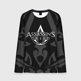 Мужской лонгслив 3D с принтом ASSASSIN`S CREED в городе Новоалтайск, 100% полиэстер | длинные рукава, круглый вырез горловины, полуприлегающий силуэт | slayer | асасин | ассасин крид | ассассин | тамплиеры