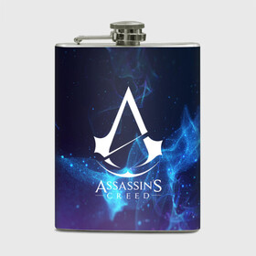 Фляга с принтом ASSASSIN`S CREED | АССАСИН С КРИД (Z) в городе Новоалтайск, металлический корпус | емкость 0,22 л, размер 125 х 94 мм. Виниловая наклейка запечатывается полностью | Тематика изображения на принте: slayer | асасин | ассасин крид | ассассин | тамплиеры
