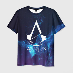 Мужская футболка 3D с принтом ASSASSIN`S CREED | АССАСИН С КРИД (Z) в городе Новоалтайск, 100% полиэфир | прямой крой, круглый вырез горловины, длина до линии бедер | slayer | асасин | ассасин крид | ассассин | тамплиеры
