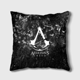 Подушка 3D с принтом ASSASSIN`S CREED в городе Новоалтайск, наволочка – 100% полиэстер, наполнитель – холлофайбер (легкий наполнитель, не вызывает аллергию). | состоит из подушки и наволочки. Наволочка на молнии, легко снимается для стирки | slayer | асасин | ассасин крид | ассассин | тамплиеры