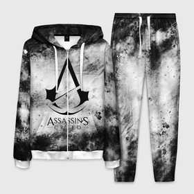 Мужской костюм 3D с принтом ASSASSIN`S CREED в городе Новоалтайск, 100% полиэстер | Манжеты и пояс оформлены тканевой резинкой, двухслойный капюшон со шнурком для регулировки, карманы спереди | slayer | асасин | ассасин крид | ассассин | тамплиеры
