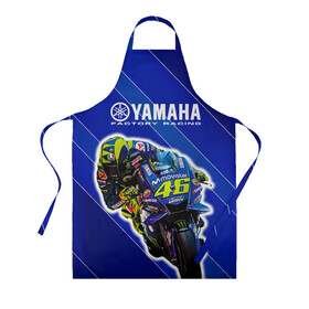 Фартук 3D с принтом Valentino Rossi в городе Новоалтайск, 100% полиэстер | общий размер — 65 х 85 см, ширина нагрудника — 26 см, горловина — 53 см, длина завязок — 54 см, общий обхват в поясе — 173 см. Принт на завязках и на горловине наносится с двух сторон, на основной части фартука — только с внешней стороны | bike | bikes | moto | moto gp | motogp | rossi | vale | valentino rossi | yamaha | yamaha motogp | байкер | вале | валентино росси | мото | мото гп | мотогонки | мотогп | мотоцикл | мотоциклист | мотоциклы | росси